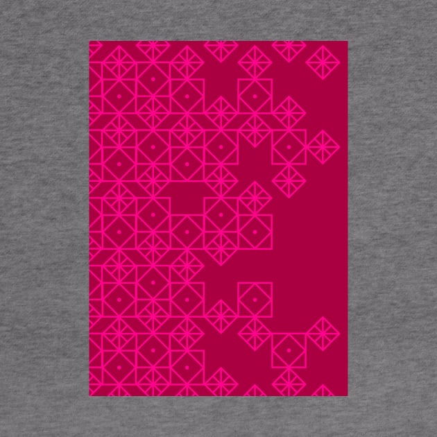 Geometric pink by CatCoq